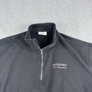 Vanquish Fitness Sweater Mens XL Black 1/2 Half Zip